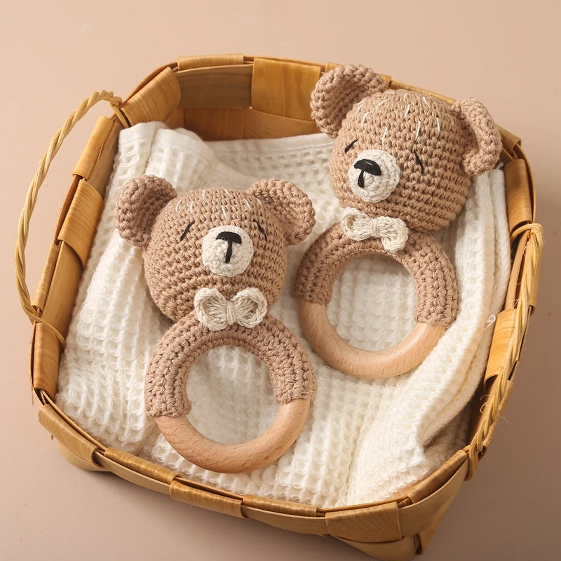 CozyBear Crochet Rattle