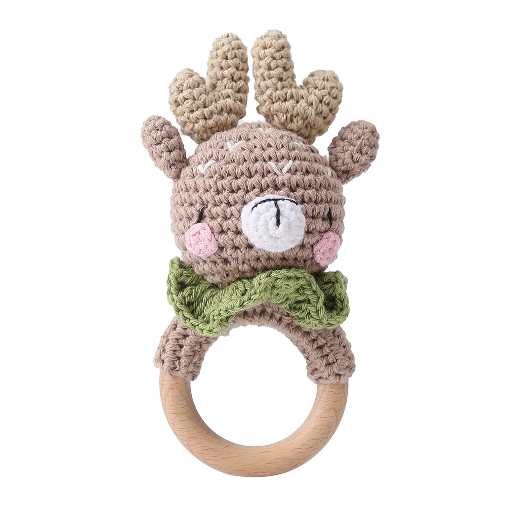 CozyBear Crochet Rattle
