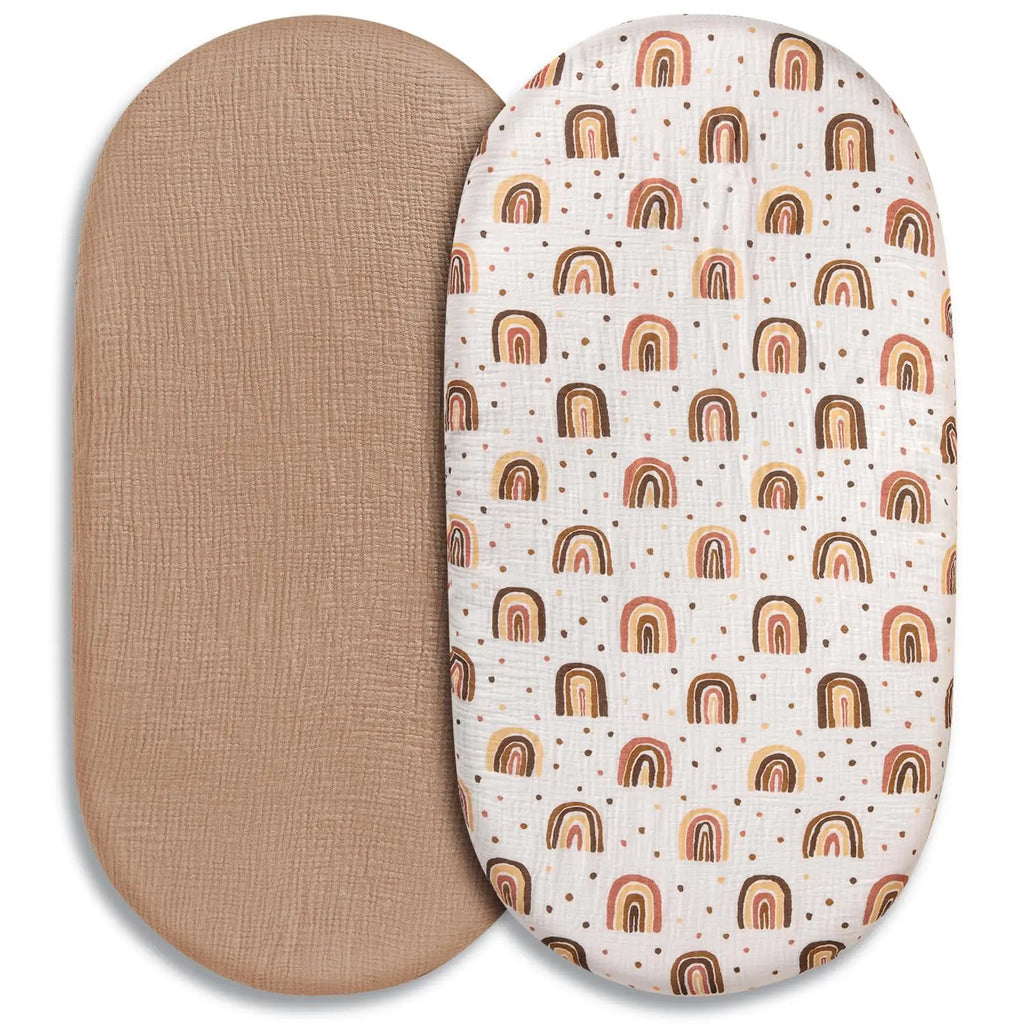 Muslin Fitted Bassinet Sheets
