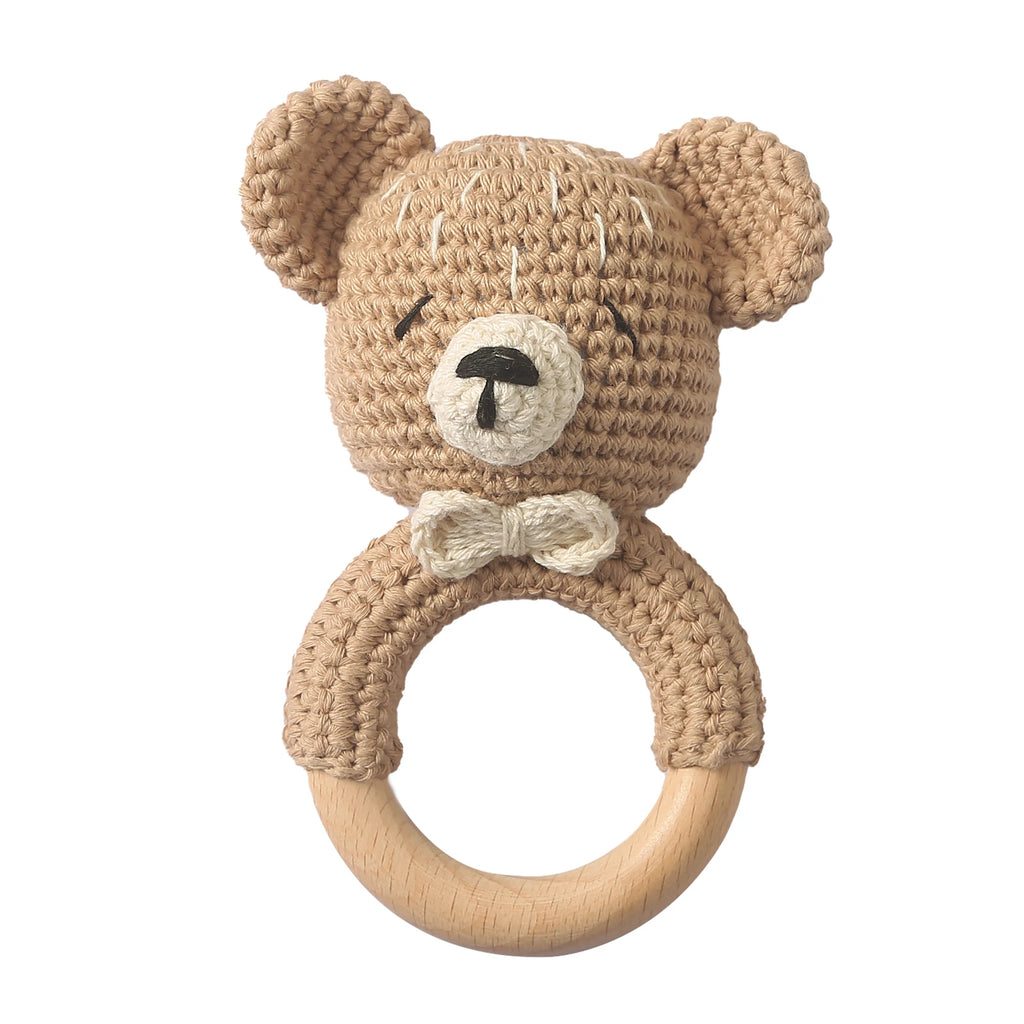 CozyBear Crochet Rattle
