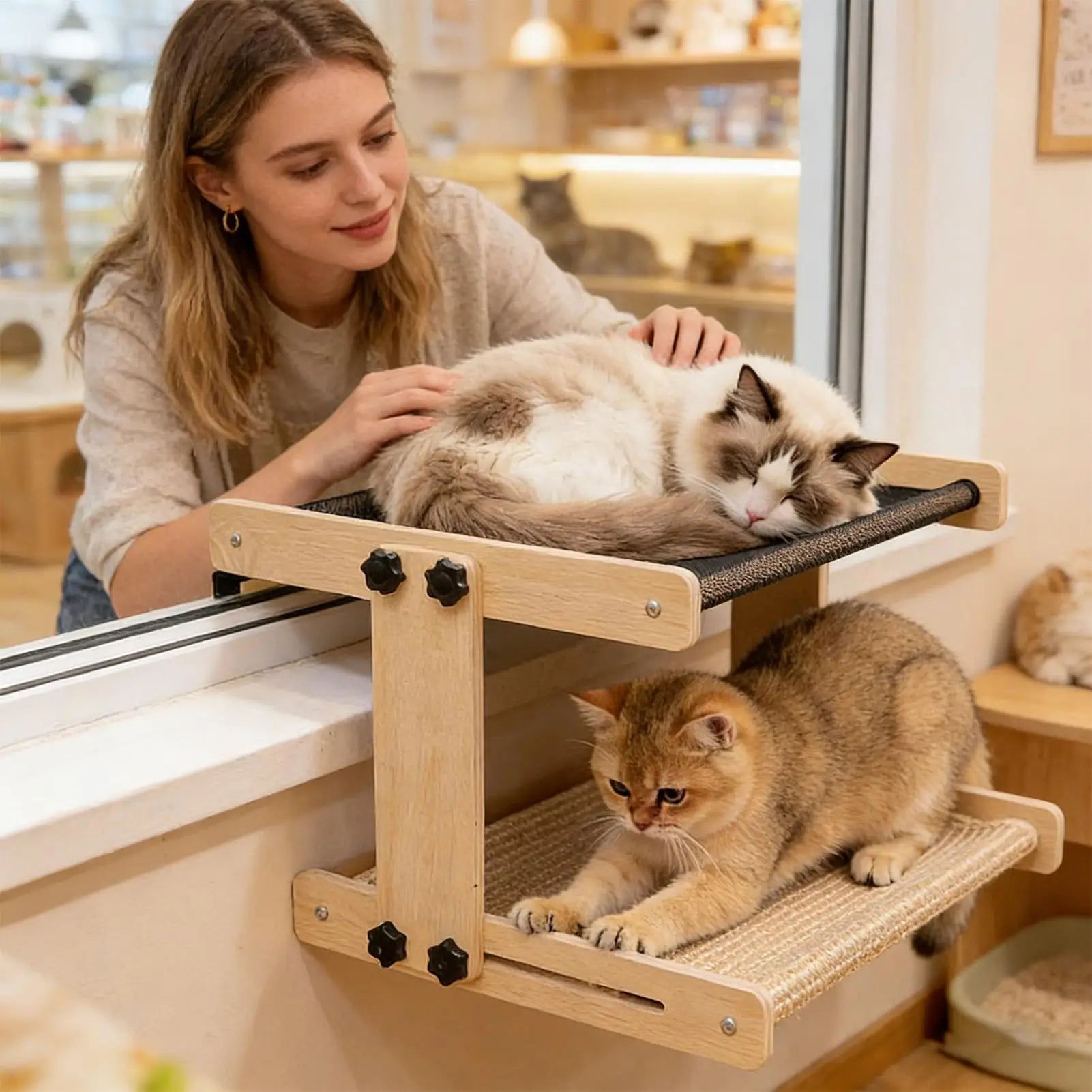 Window View Cat Perch