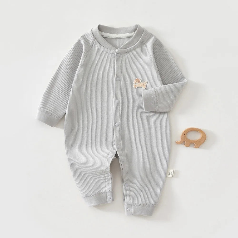 PureCotton Baby Ribbed Romper