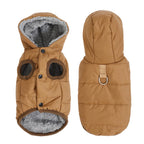 Fleece Hooded Dog Jacket