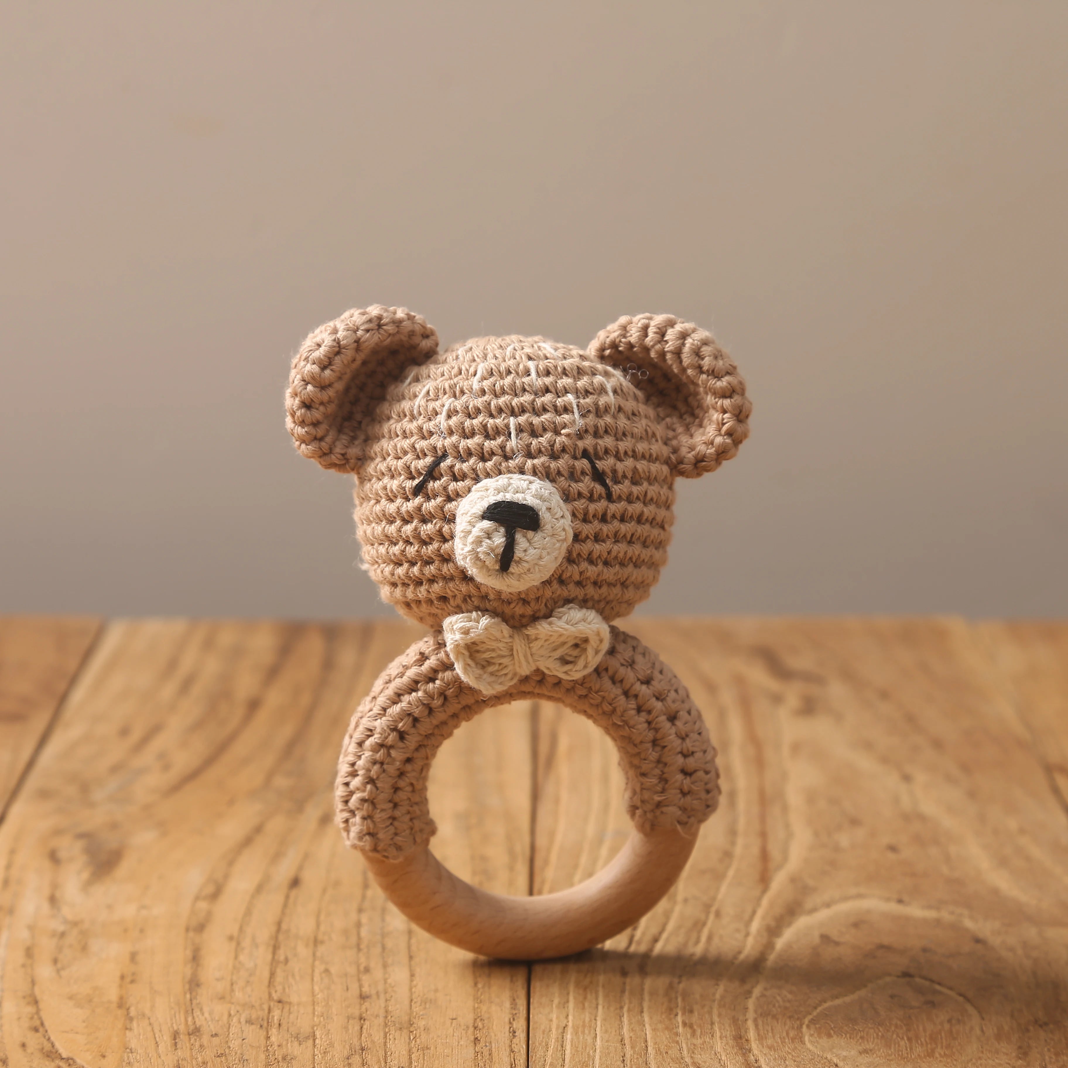 CozyBear Crochet Rattle