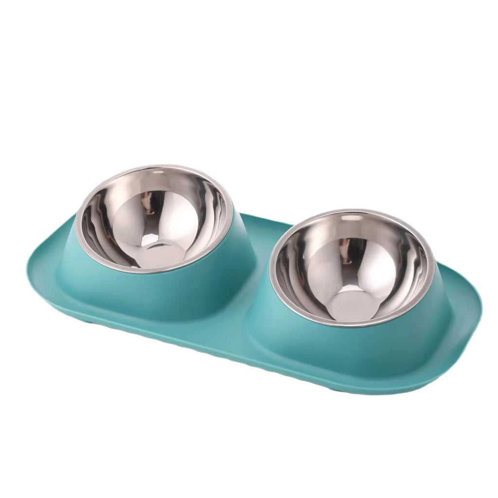 Elevated Double Pet Feeding Station
