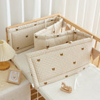 Soft Cotton Baby Crib Bumper Protector