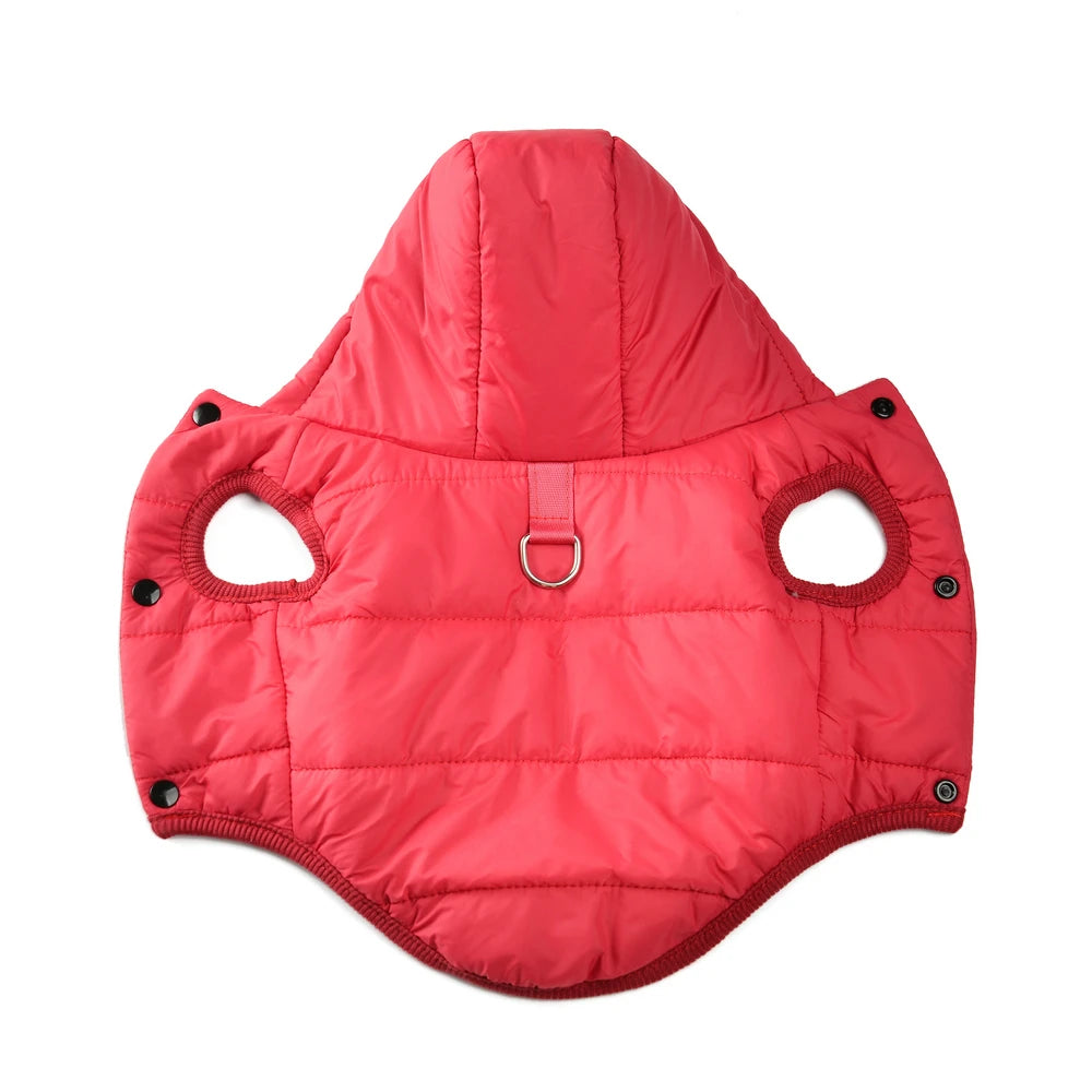 Fleece Hooded Dog Jacket