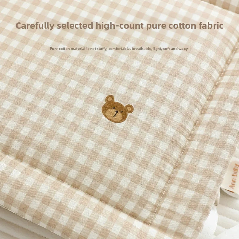 Soft Cotton Baby Crib Bumper Protector
