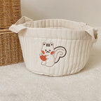 Embroidered Nursery Storage Basket