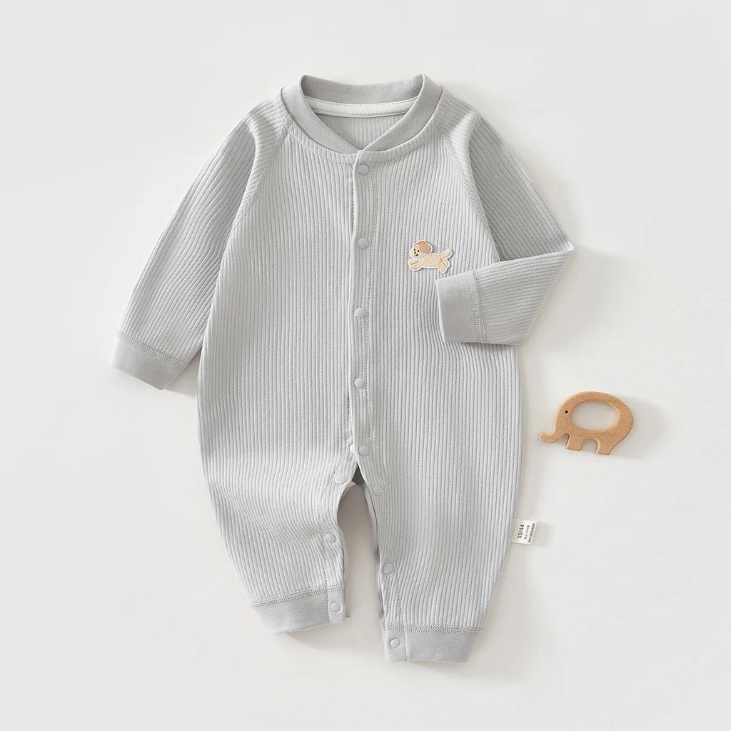 PureCotton Baby Ribbed Romper