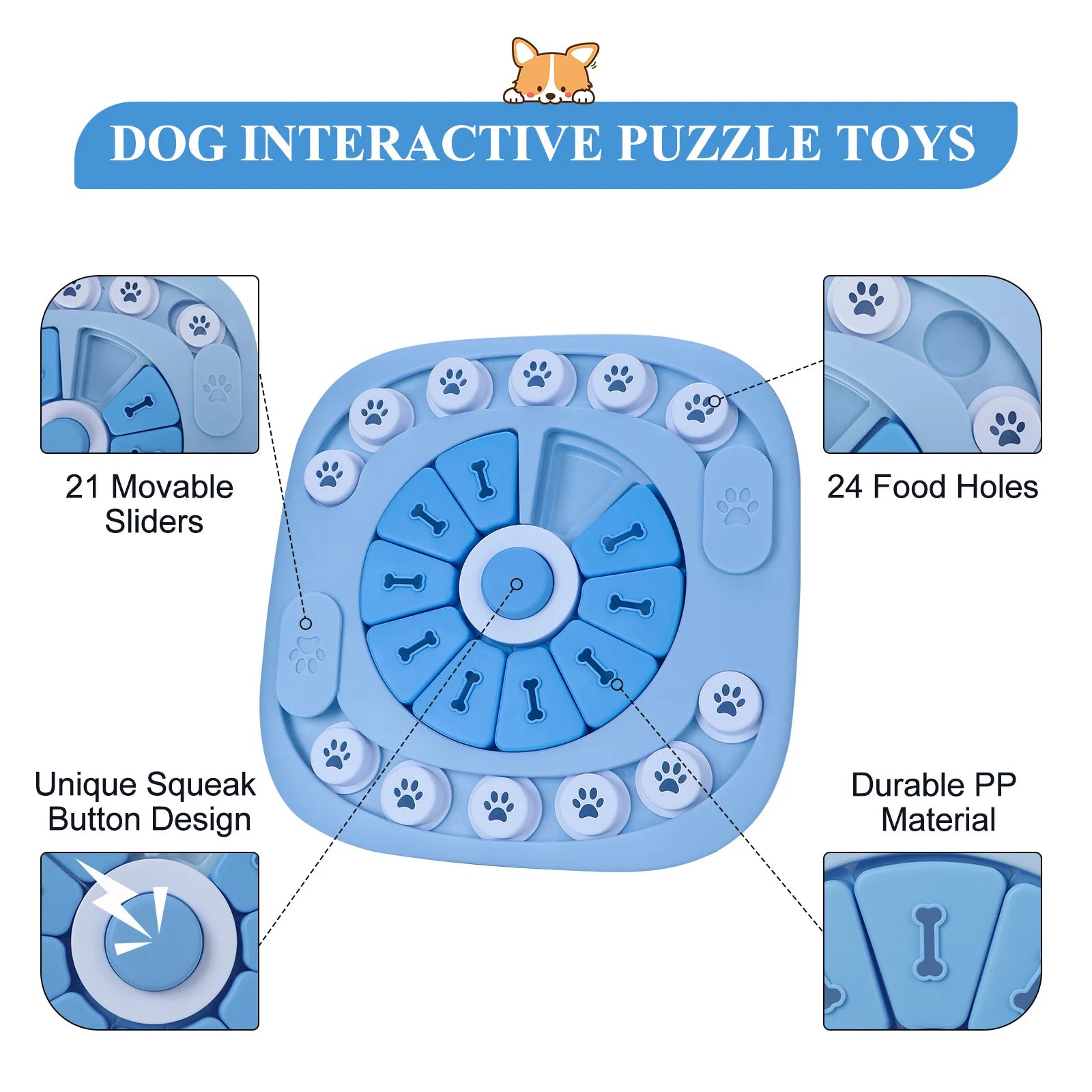 PawGenius Puzzle Feeder