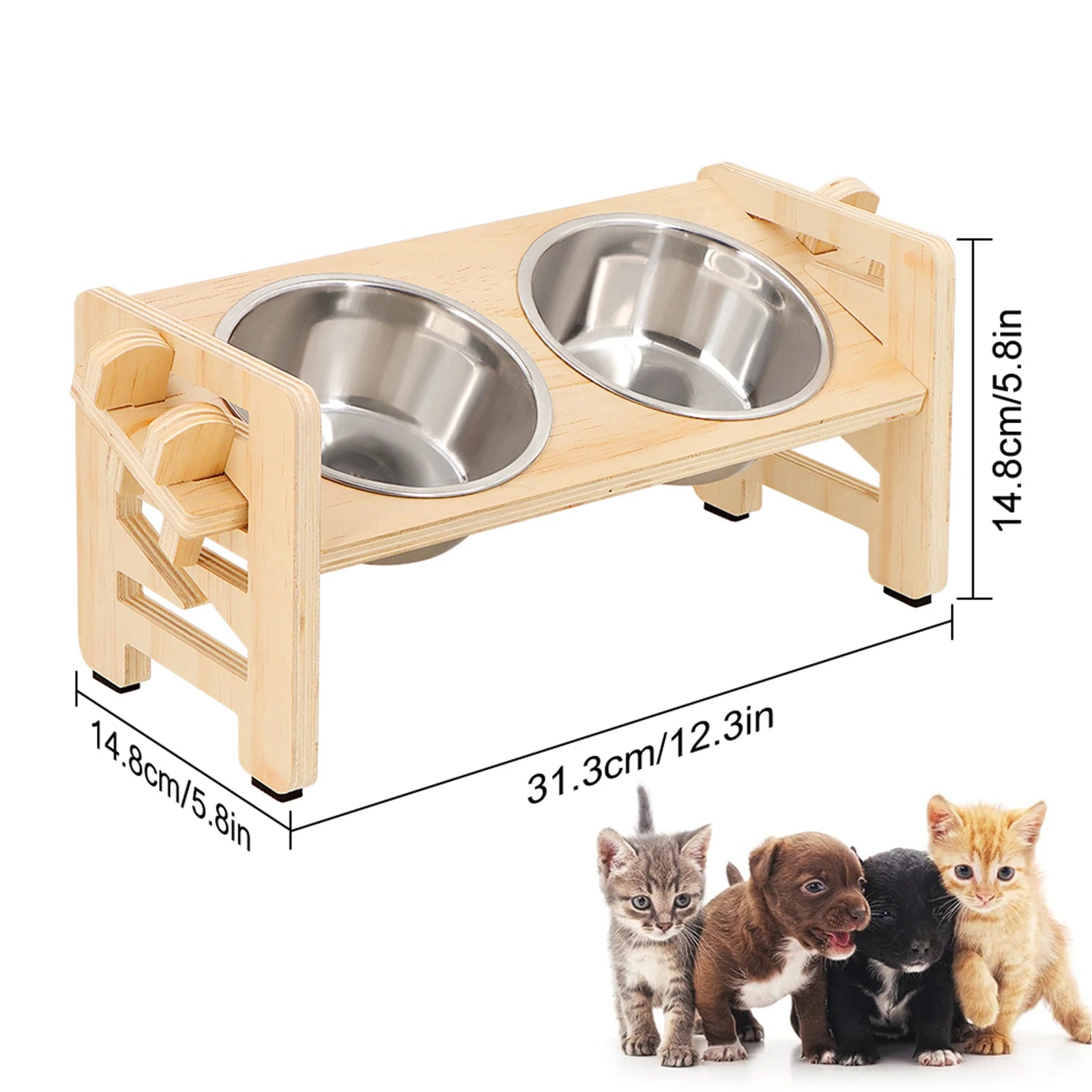 Elevated Comfort Pet Bowl Set