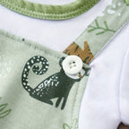 Safari Friends Baby Romper Set