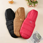 Fleece Hooded Dog Jacket