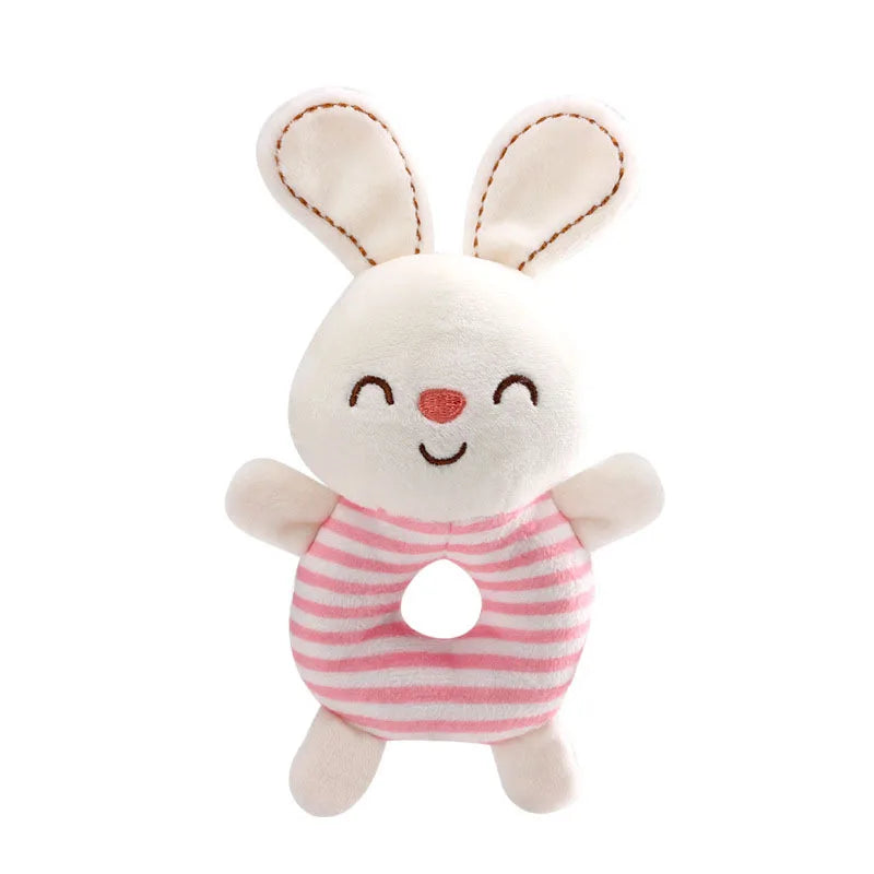 Plush Animal Baby Rattle Toy