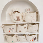 Embroidered Nursery Storage Basket