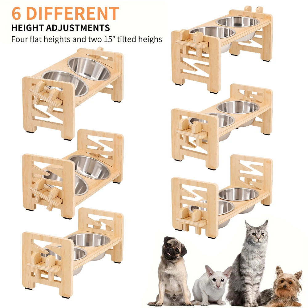 Elevated Comfort Pet Bowl Set
