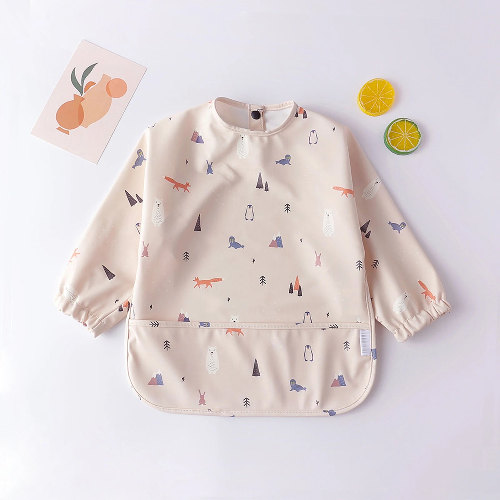 Waterproof Long Sleeve Feeding Bib