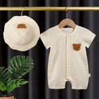 BearPocket Romper & Hat Set