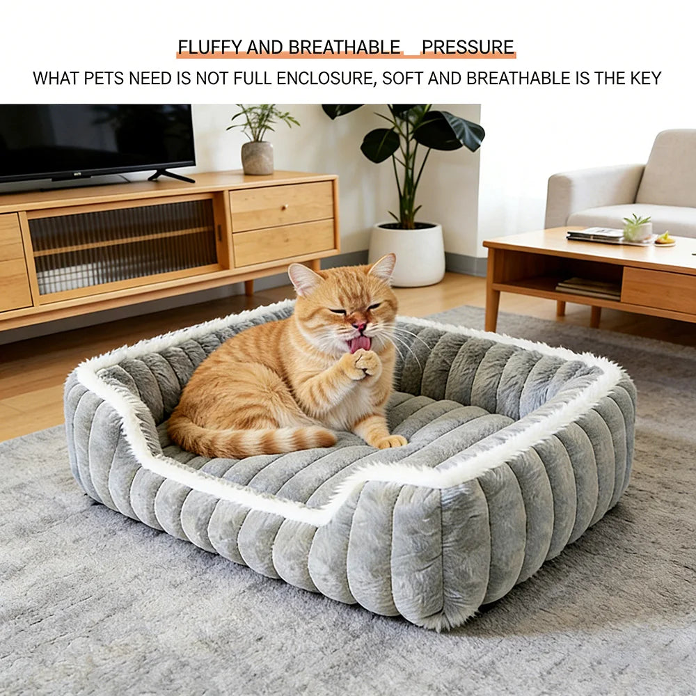 Plush Orthopedic Pet Bed