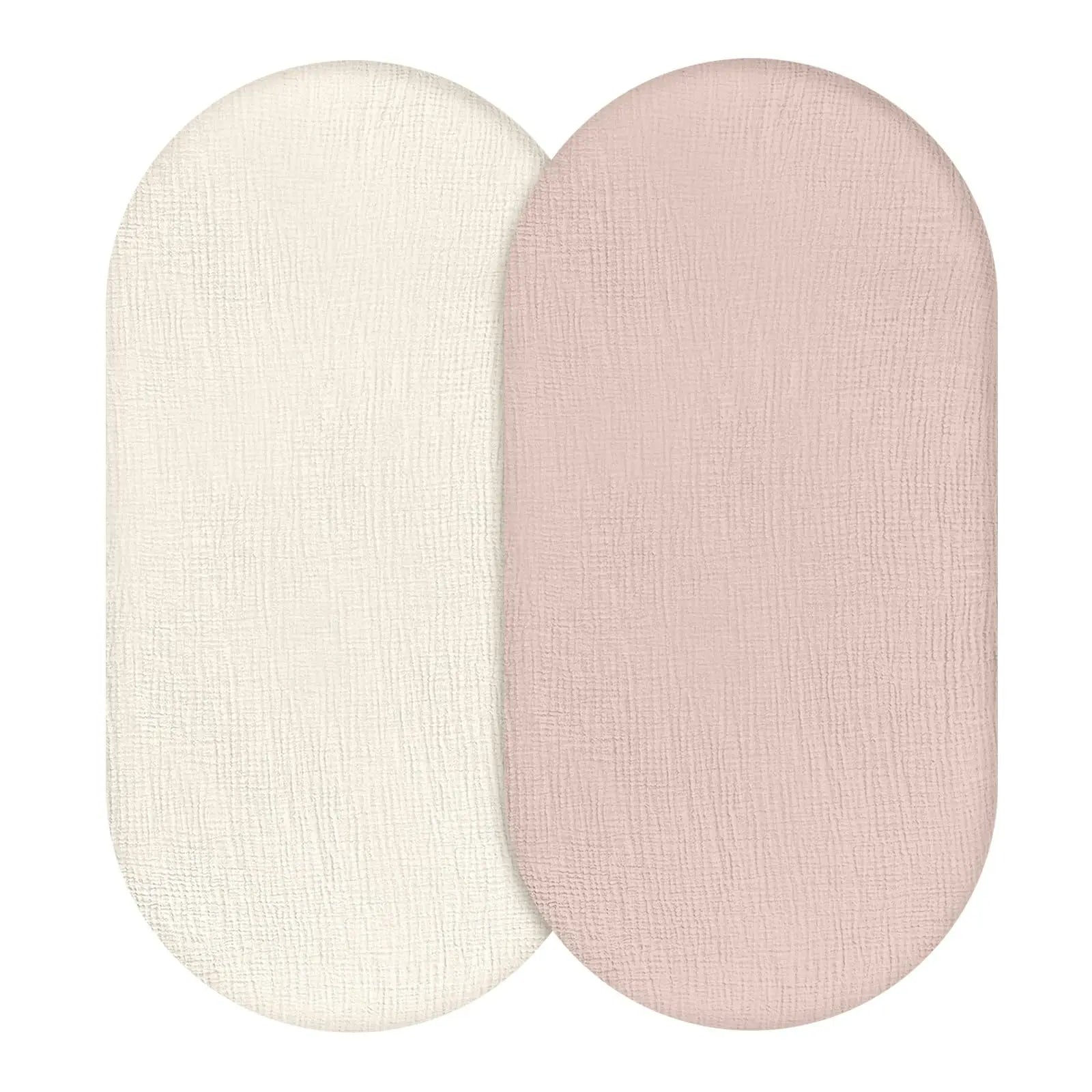 Muslin Fitted Bassinet Sheets