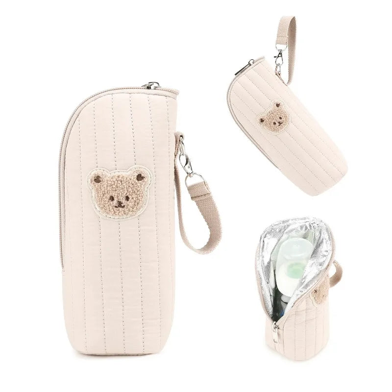 Cute Bear Insulated Baby Bottle Storage Bag