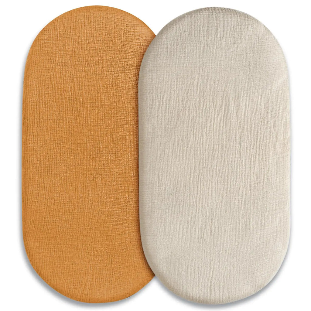 Muslin Fitted Bassinet Sheets