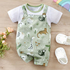 Safari Friends Baby Romper Set