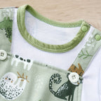 Safari Friends Baby Romper Set