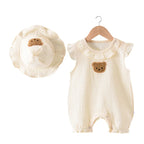 BearPocket Romper & Hat Set