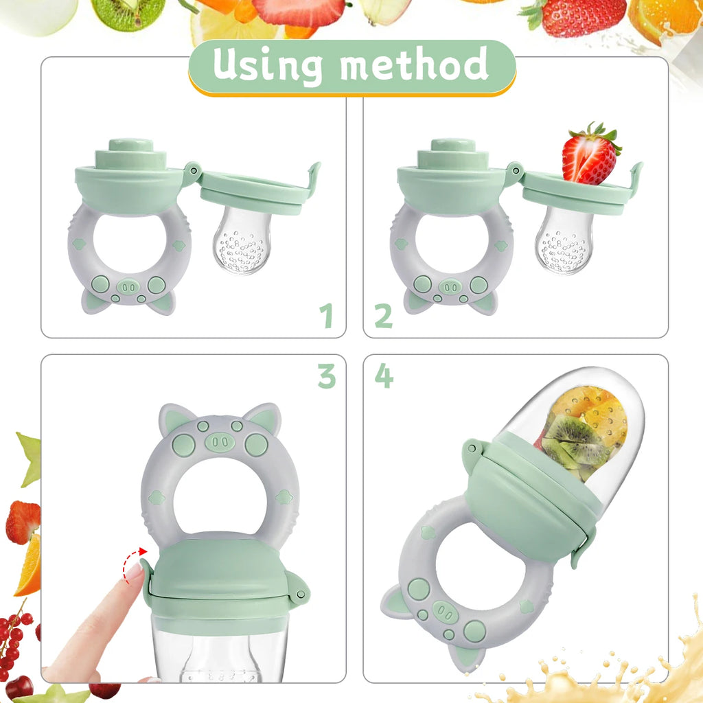 FreshFruit Silicone Feeder Set